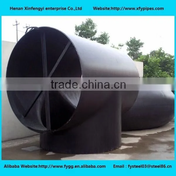Seamless Butt Welded Tee Carbon Steel Pipe Fitting photo-2