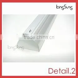Led Suspended Ceiling Office Light With Two Tubes Pmma Mask photo-3