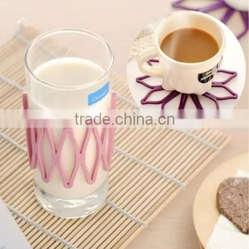 Multi-use Flower-shaped Trivet Table Decoration Table Pad photo-6
