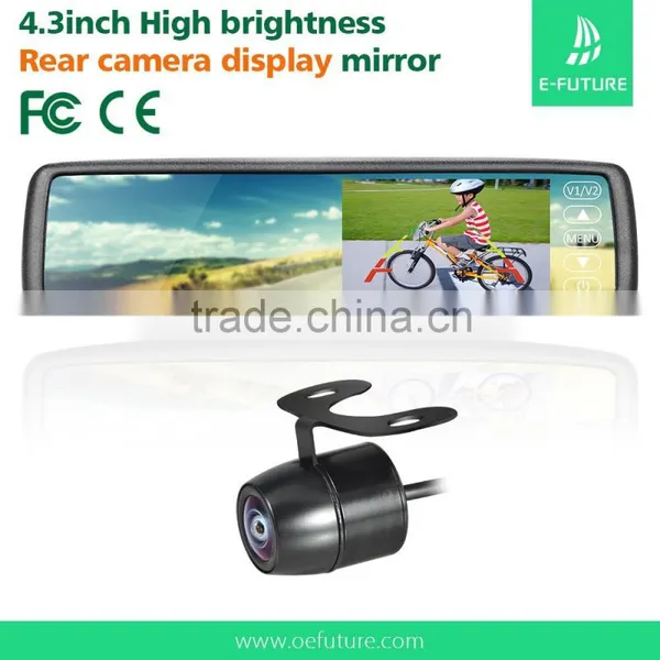 Full HD 4.3inch Car Rearview Mirror Monitor