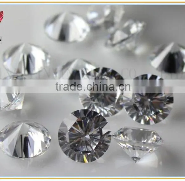 6.0mm White Color Round Shape Cubic Zirconia Fashion in Stock Factory photo-3