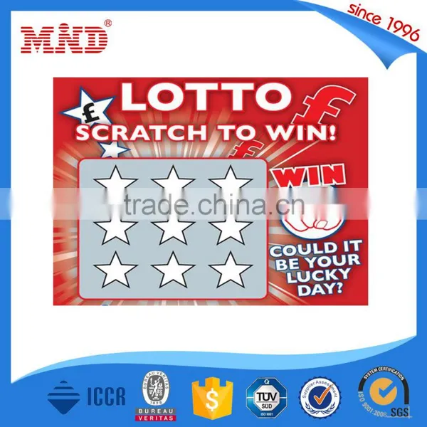 MDP421 Custom Scratch Card for Mobile Phones,lottery Scratch Card Printing photo-3
