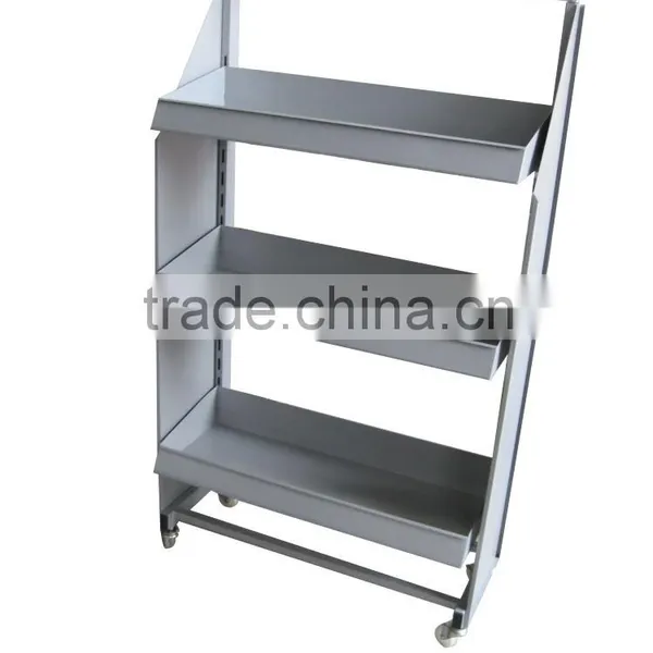 Factory Flooring Stand Lubrication Oil Display Rack Car Metal Lube Slushing Compound Display Shelf photo-6