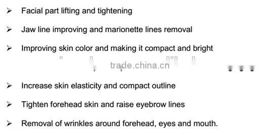2016 Newest Design Skin Rejuvenation Skin Care HIFU Machine for Face Treatment photo-5