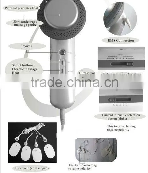 "china Factory" 3 in 1 Ems Sonic Infrared Body Slimming Machine photo-2