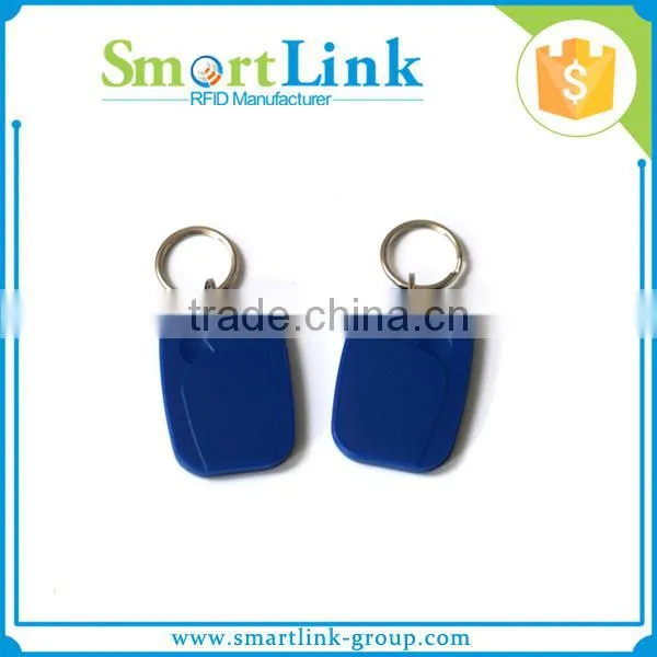 Economic RFID ABS Keychain, RFID Blank Key Charm With Consecutive Code Engraving, RFID Key Tag photo-4