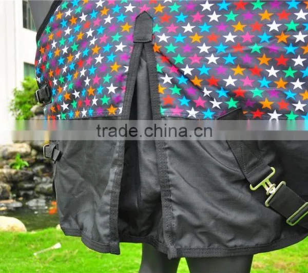 Fashion Polyester Heavy Turn Out Saddlery Winter Horse Rug photo-5