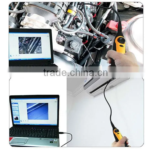 High Definition USB Video Inspection Borescope/ 3M Cable Endoscope Pipe Snake Scope 8.5mm HD Camera 6 LED photo-4