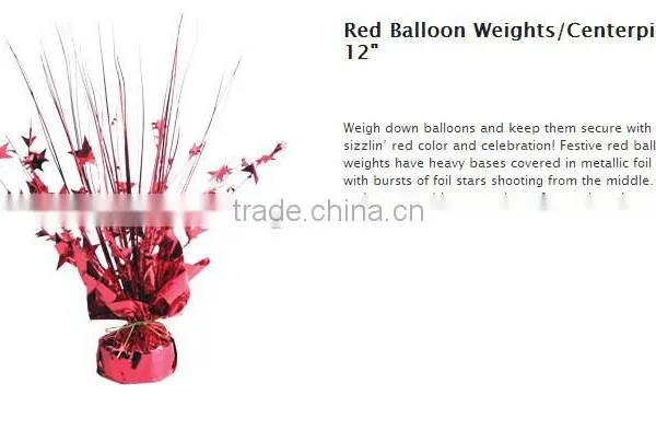 Red Balloon Weights/centerpices