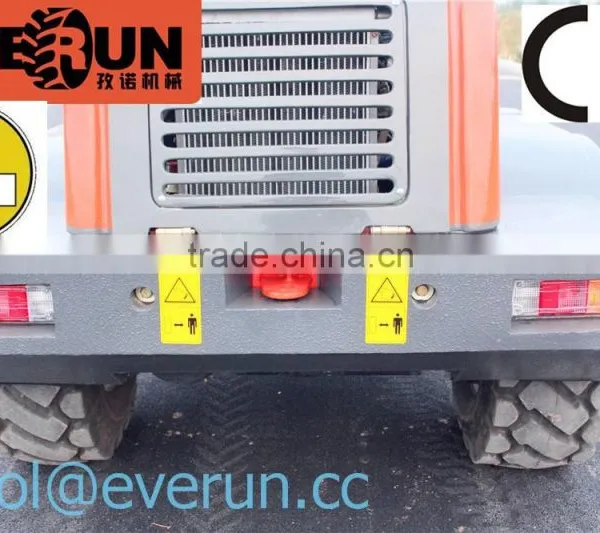 New EVERUN Brand CE/ Euro 3 Abgas Geprueft 1600KG Wheel Loader Mit 0.8m3 Schaufel photo-6