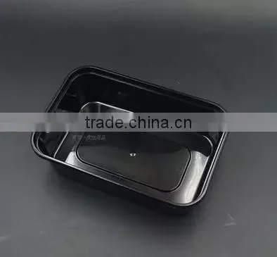 Single Chamber Disposable Plastic Microwave Safe PP Food Container,Bento Lunch Box photo-2