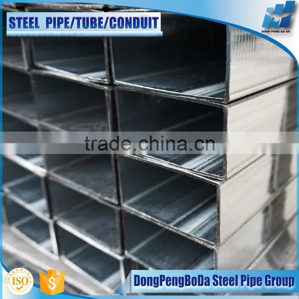 80*80*1.2mm Erw Carbon Tube Pre Galvanized Steel Pipe photo-2
