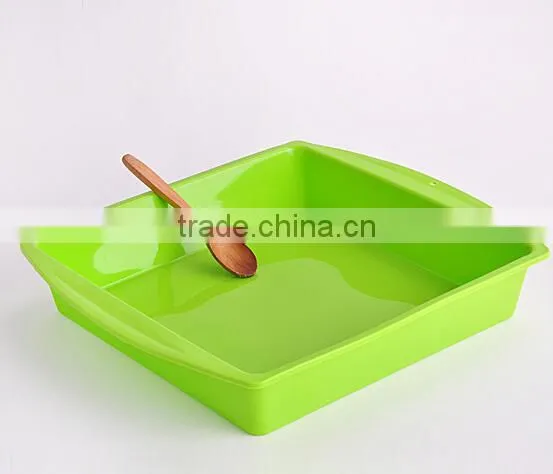 Silicone Square Cake Mold for Micro-wave Oven photo-2