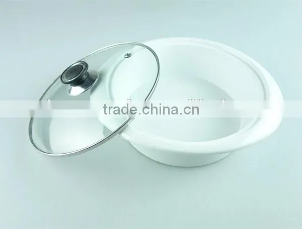 Stock Ceramic Soup Tureen With Glass Lid/cover With Cheap Price photo-5