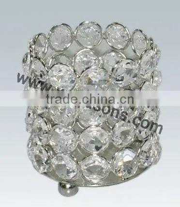 2015 New Products Crystal Glass Candle Holder Decoration for Home photo-5