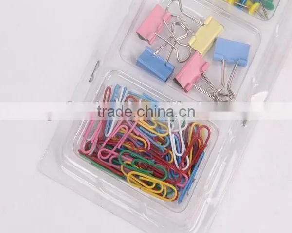 Clamp+Paper Clips+Push Pin/stationery Set photo-3