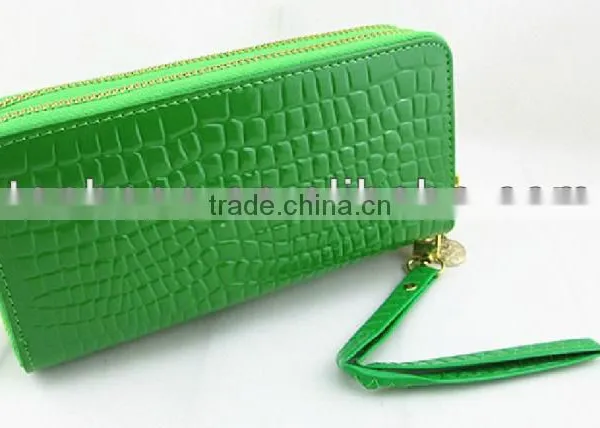 Ladies' Croco Fashion PU Leather Wallet photo-3