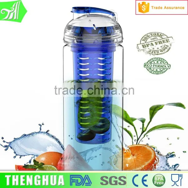 Bpa Free 27oz Tritan Custom Logo Fruit Infuser Shaker Water Bottle photo-5