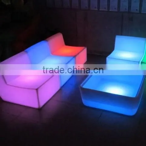 Modern Low Consumption Energy LED Corner Sofa/chair / LED Stright Sofa/chair With 16 Colors Change photo-4