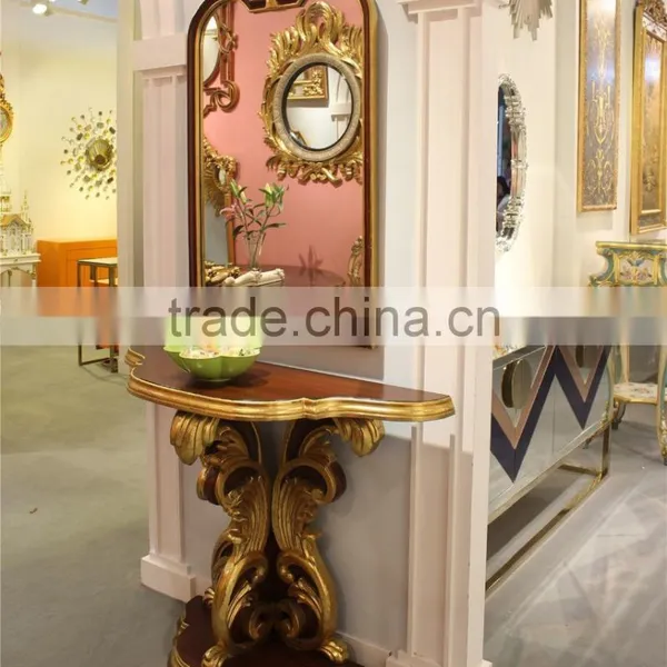 Home Decor Ideas Brown And Gold Console Table photo-4