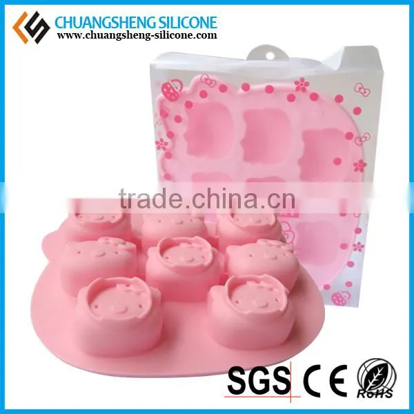 Kitchen Papular Cute Design FDA Silicone Cake Mold photo-2