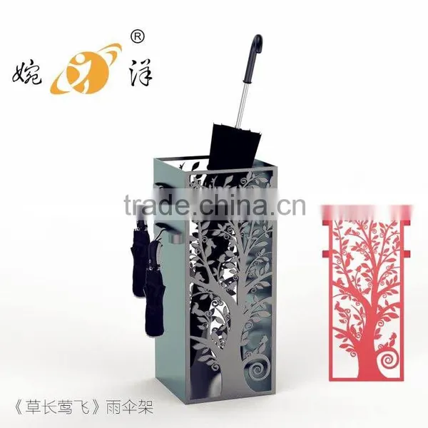 Fashion Hollow Hotel Multifunction Metal Umbrella Stand photo-4