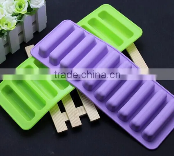 Hot Selling in Summer Silicone Bar Shaped Ice Cube Tray photo-6