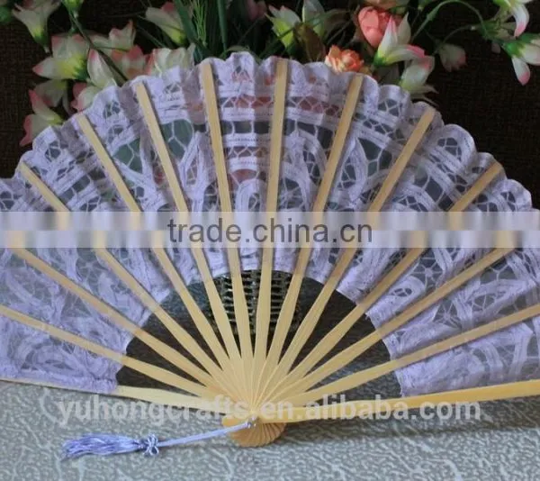 Personalized Chinese Lace Hand Fan Wedding Fan photo-2