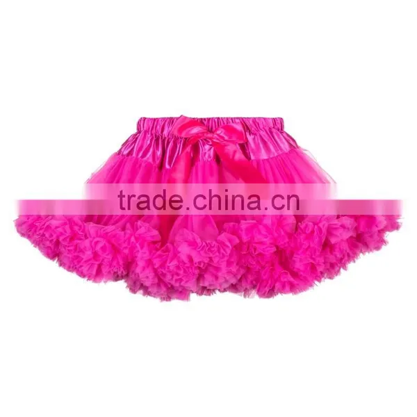 Top Quality Summer Pettiskirt Baby Cloth Chiffon Ruffle Tutu Skirt Girls Clothing Short Skirt in Stock photo-3