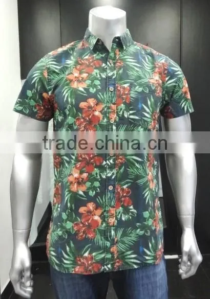 Branded Mens Apparel Stocklot Woven Beach Shirts