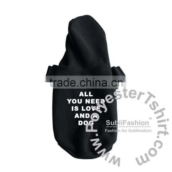 Cute Fleece Fabric Dog Hoodies With Zipper & Pocket Handmade Pet Puppy Sweater New Coat Apparel For Small Dog photo-2