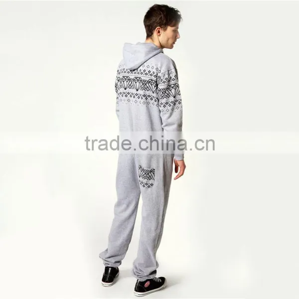Winter Custom Made Wholesale Adult Print Onesie Couple Onesie photo-2