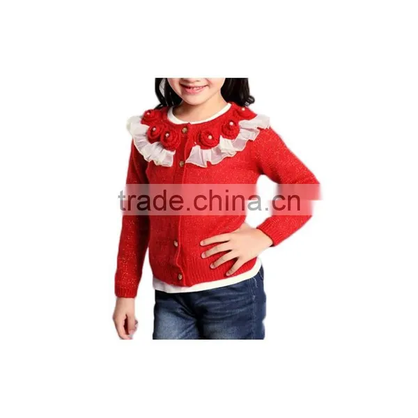Hand Knitted Girls Cardigan photo-2