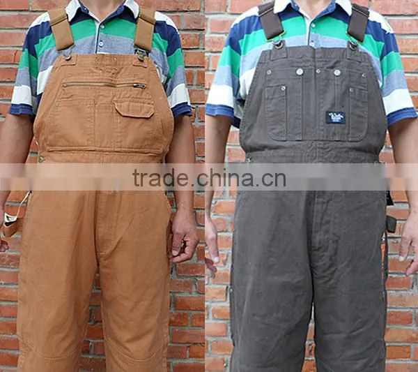 OEM Service High Quality Cheap Mens Canvas Overalls Pants Wholesale photo-6