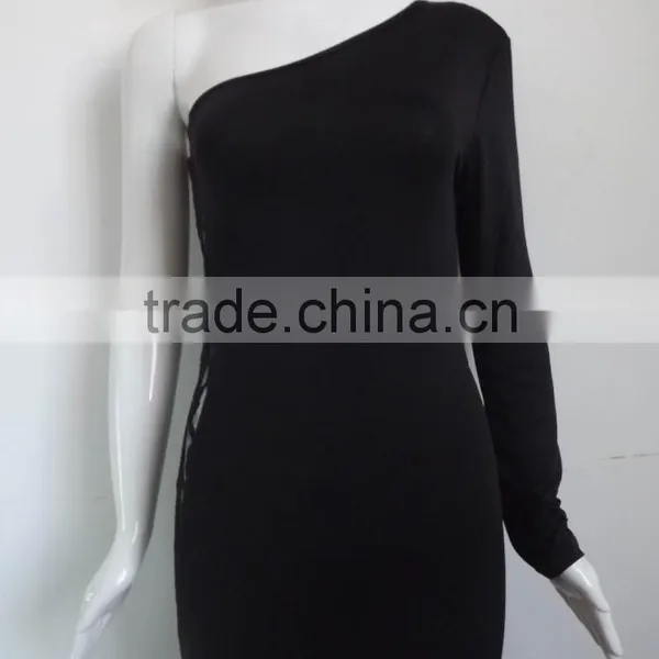 Hot Sale Sexy Women's Long Maxi Bandage Back Crossed Party Evening Halter Dress photo-2