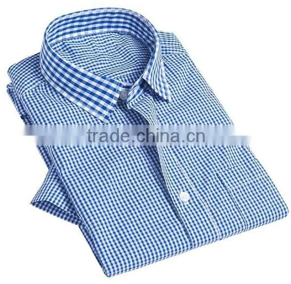 Body Fit t Shirts for Men Fancy Plaid Fabric t Shirts for Men T-shirt photo-2