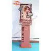 Table Top Corrugated Promotion Cosmetic Display Stands With 180cm Height in Pink