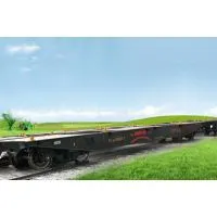Container Flat Wagon, Open Top Railway Wagon; Railway Covered Wagon