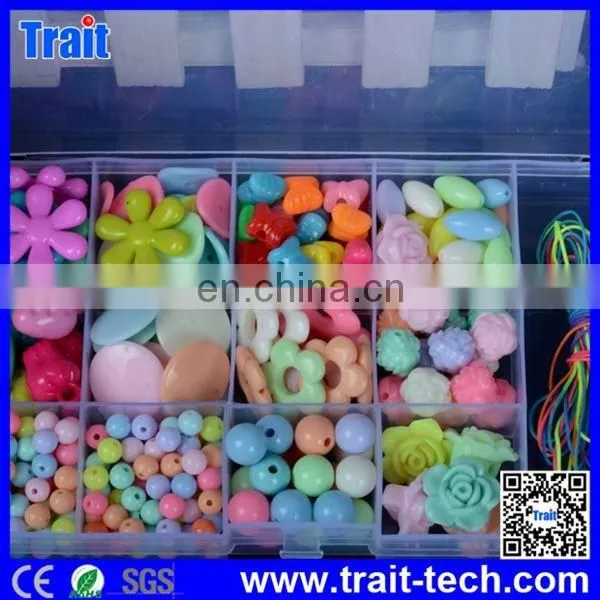 15 Grid Tool Box DIY Colorful ABS Bead Bracelet Kids Decorate Toy photo-3