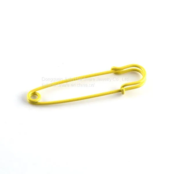 Bright Yellow Finished Fashion Skirt Pin 2.0mm*76mm photo-3