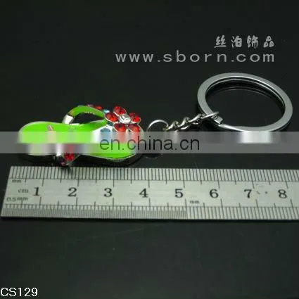 Wholesale Slippers Metal Key Rings Colorful Gadget Key Chain photo-5