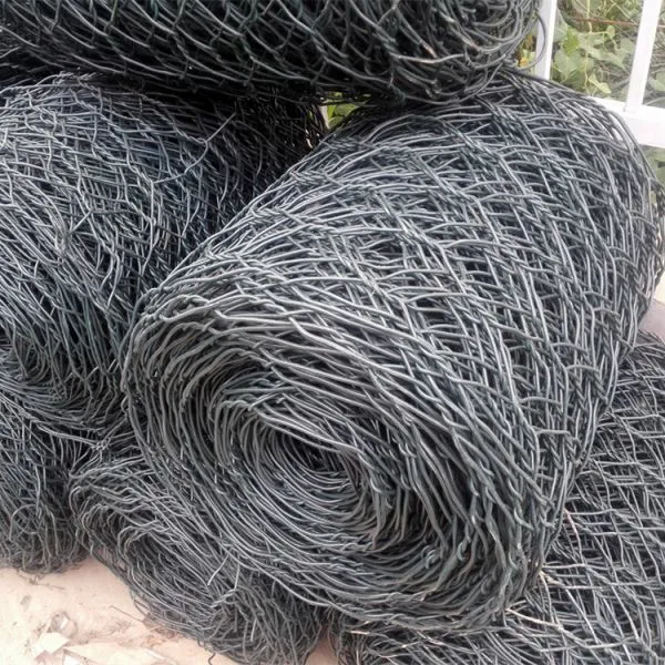 Plastic Coated Gabion Wire Mesh Boxes Rockfall Netting‎ Anti Corrosion photo-2