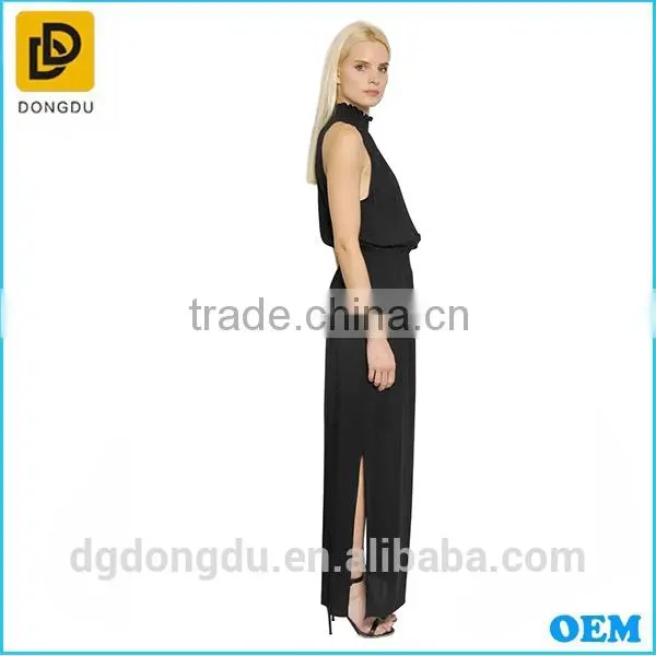 Factory Wholesale OEM Design Summer Ladies Formal Maxi Rayon Dress 2016 photo-2
