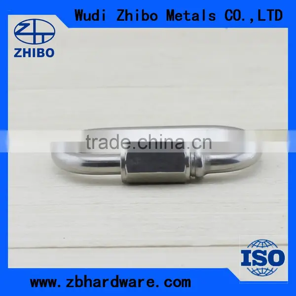 High Polished Stainless Steel Material Oval Shaped Quick Link Carabiner Spring Carabiners photo-2