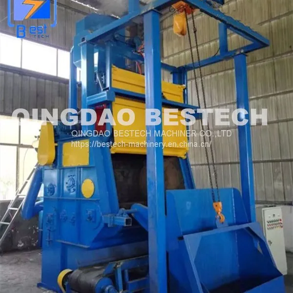 Automatic Rubber Belt Sand Shot Blasting Machine photo-5
