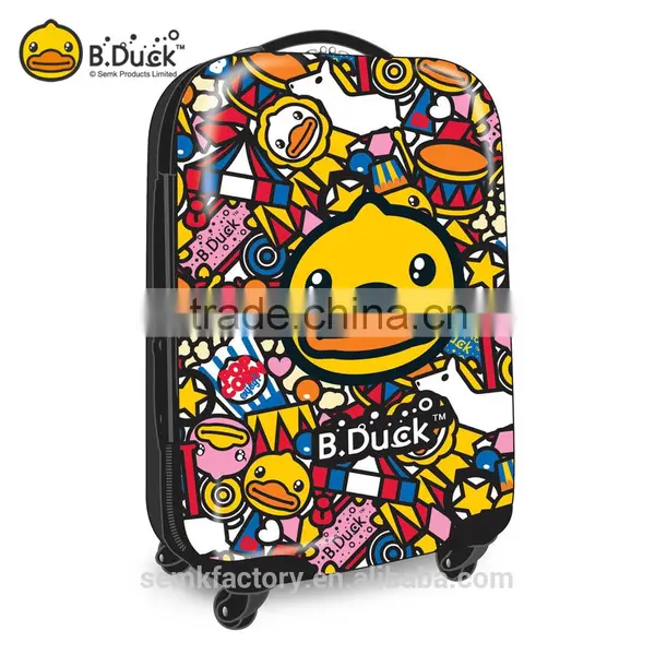 Wholesale Full Printing pc Luggage Bags and Cases With Removable Wheels