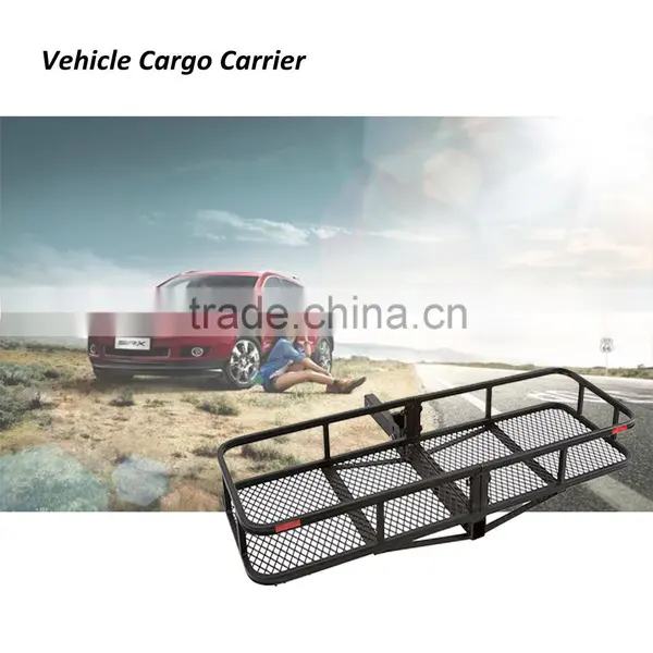 (3181) High Quality Steel Folding Hitch Mounted Cargo Carrier Luggage Rack Quality Choice