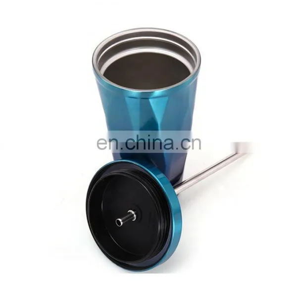 Customized Stainless Steel 17OZ Coffee Mug Tumbler Cups With Straw And Lid For Bulk Purchase photo-5