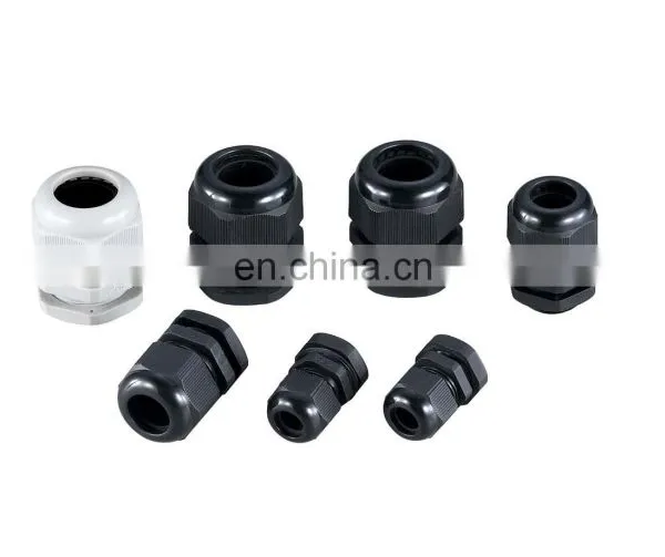 White Cable Gland Waterproof Adjustable 3-16mm Cable Connectors PG7 PG9 PG11 PG13.5 PG16 PG19 Plastic Cable Gland Joints photo-5