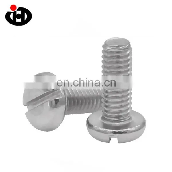 DIN84 Slotting Machine Screws Slotted Stainless Steel Cheese Head Screws photo-2